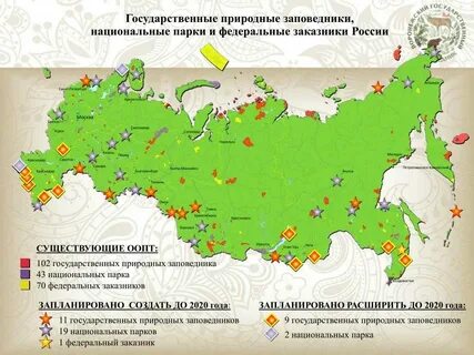 Особо охраняемые природные заповедники и национальные