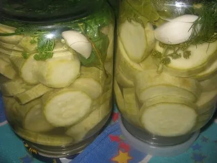 Кабачки маринованные сладкие
