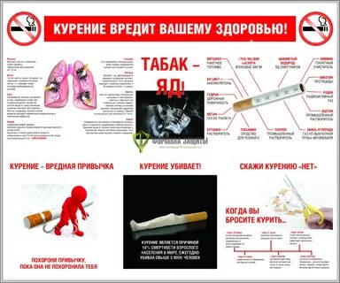 Плакат вред