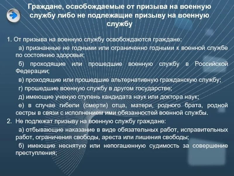 Не подлежат воинскому призыву. Категории граждан не подлежащих призыву. Освобожденные от призыва на военную службу. Категория освобождающихся от воинской службы. Подлежащих призыву на военную службу по.