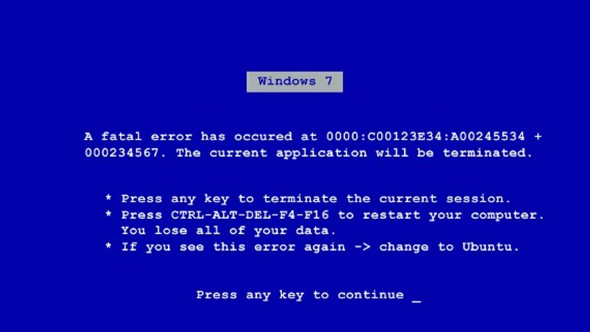 Error 7 0. Ошибка Windows. Ошибка Windows 7. Картинка ошибки Windows. Фатальная ошибка виндовс.