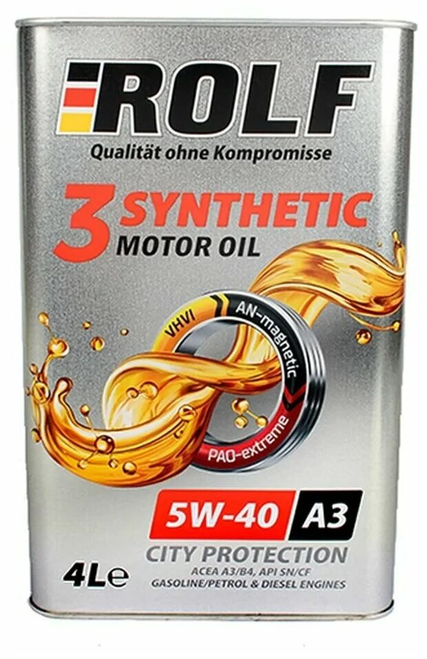 Моторное масло рольф 5. Rolf 3-Synthetic 5w-40. Rolf 3-Synthetic 5w-40 ACEA a3/b4 (4 л). Масло Rolf 5w40 3-Synthetic ACEA a3/b4. РОЛЬФ 3 синтетик 5w30.