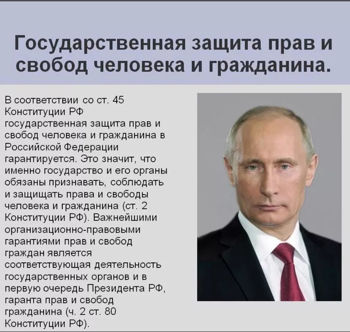 Государственная защита прав и свобод. Защита прав и свобод человека в РФ. Гос защита прав и свобод человека и гражданина. Защитапрв и свобод граждан. Социальная защита президента рф