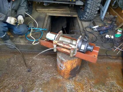 Лебедка электрическая 12v своими руками