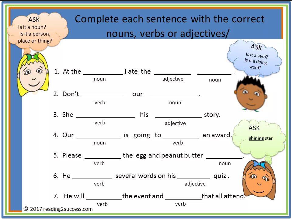 Match the verbs with the words. Задания по английскому adjectives. Adjectives упражнения. Nouns и adjectives в английском языке. Упражнения английский where.