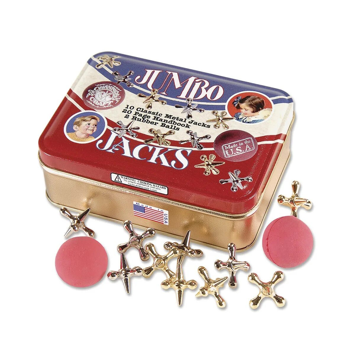 Ball Jacks. Jek tins. Jumbo Jack XL 15. Vintage Ball. Jack balls