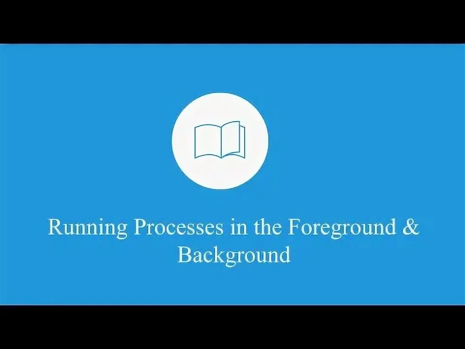The process is running. The process is running