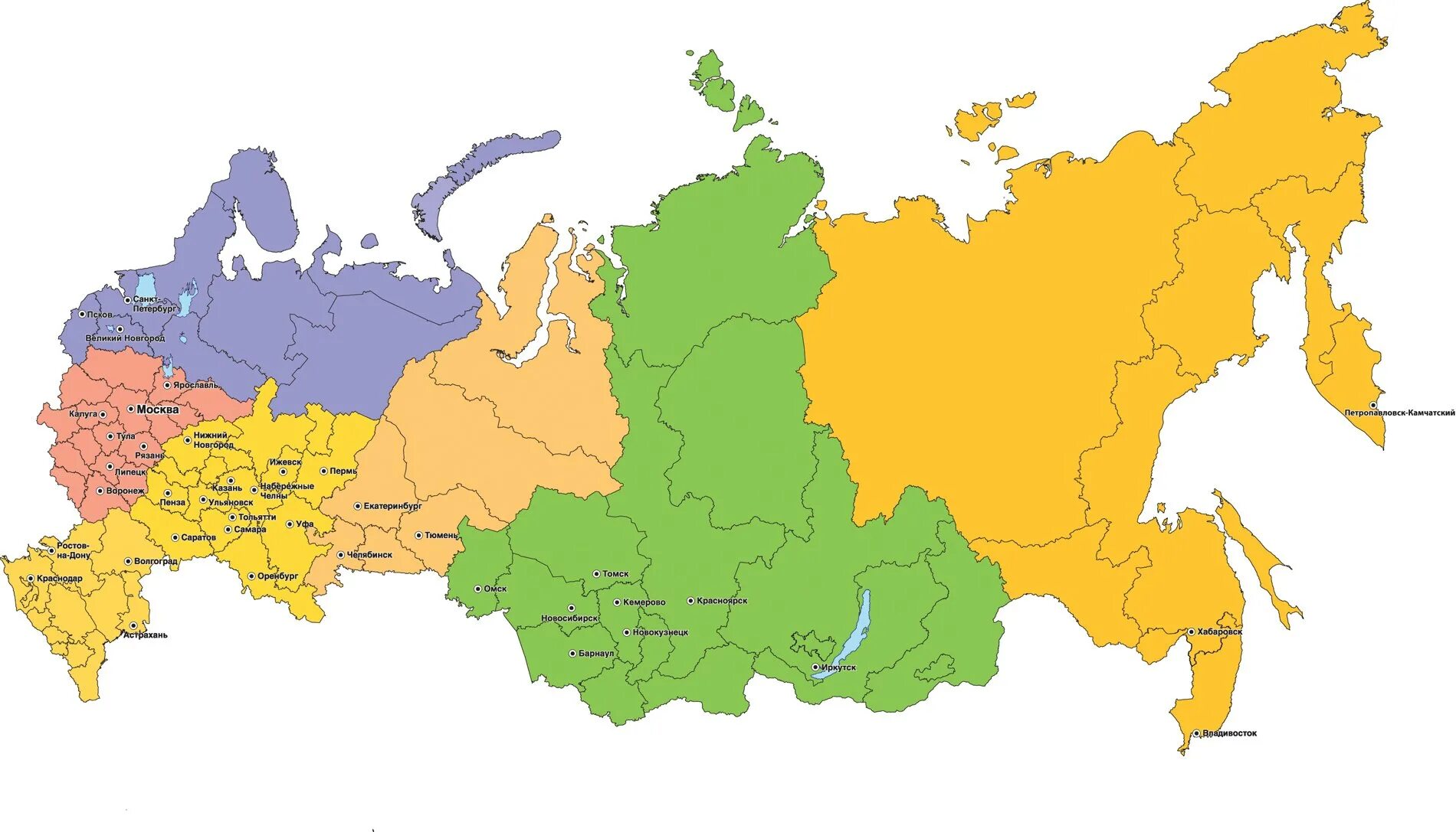 Устанавливаемый для каждого региона для. Административная карта россии с границами регионов. карат россии по регионам. области россии на карте россии. карта россии с границами субъектов.