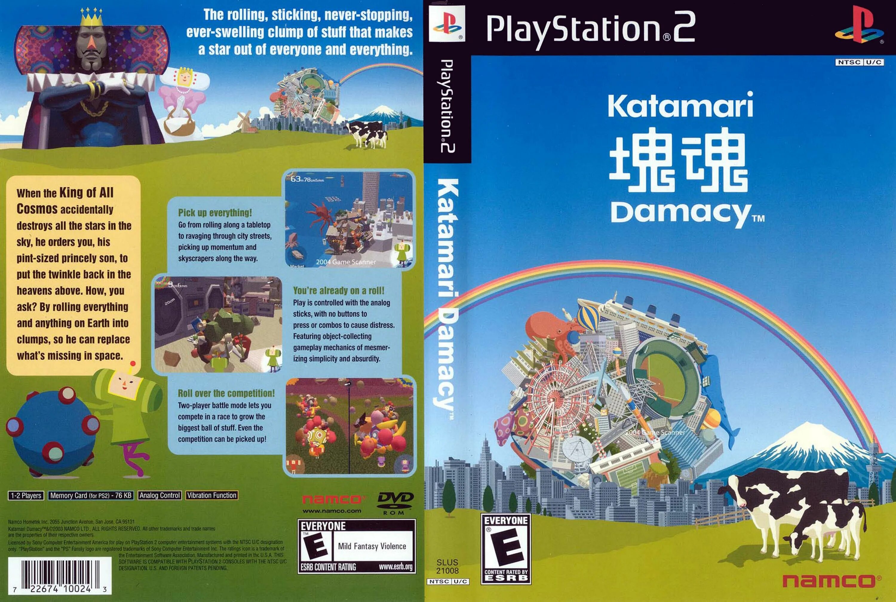 Missing space. Katamari Damacy. Katamari Damacy ps2. Katamari ps2 диск. We Love Katamari ps2.