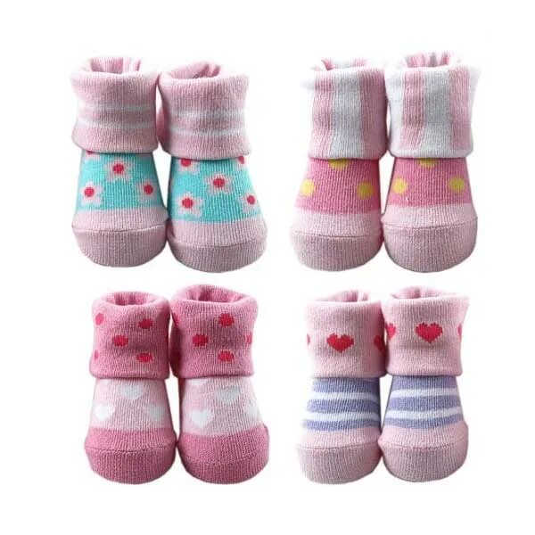 Носочки 6 месяцев. Girl Baby Pink Socks.
