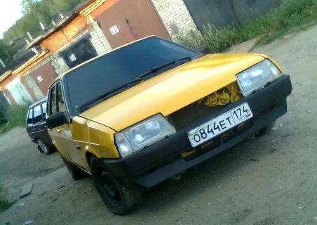 Ваз 2109 желтый