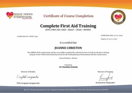 Certificate expires