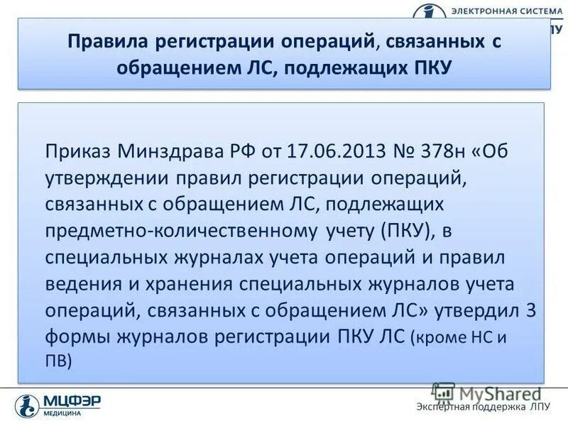 Хранение препаратов подлежащих предметно количественному учету