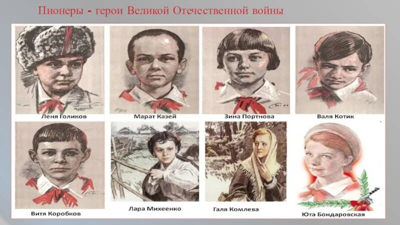 Великие дети войны пионеры герои. Дети пионеры герои Великой Отечественной войны.