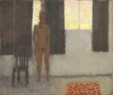 Artwork by Jan Rauchwerger, Nude by the Chair, Made of Oil on canvas.