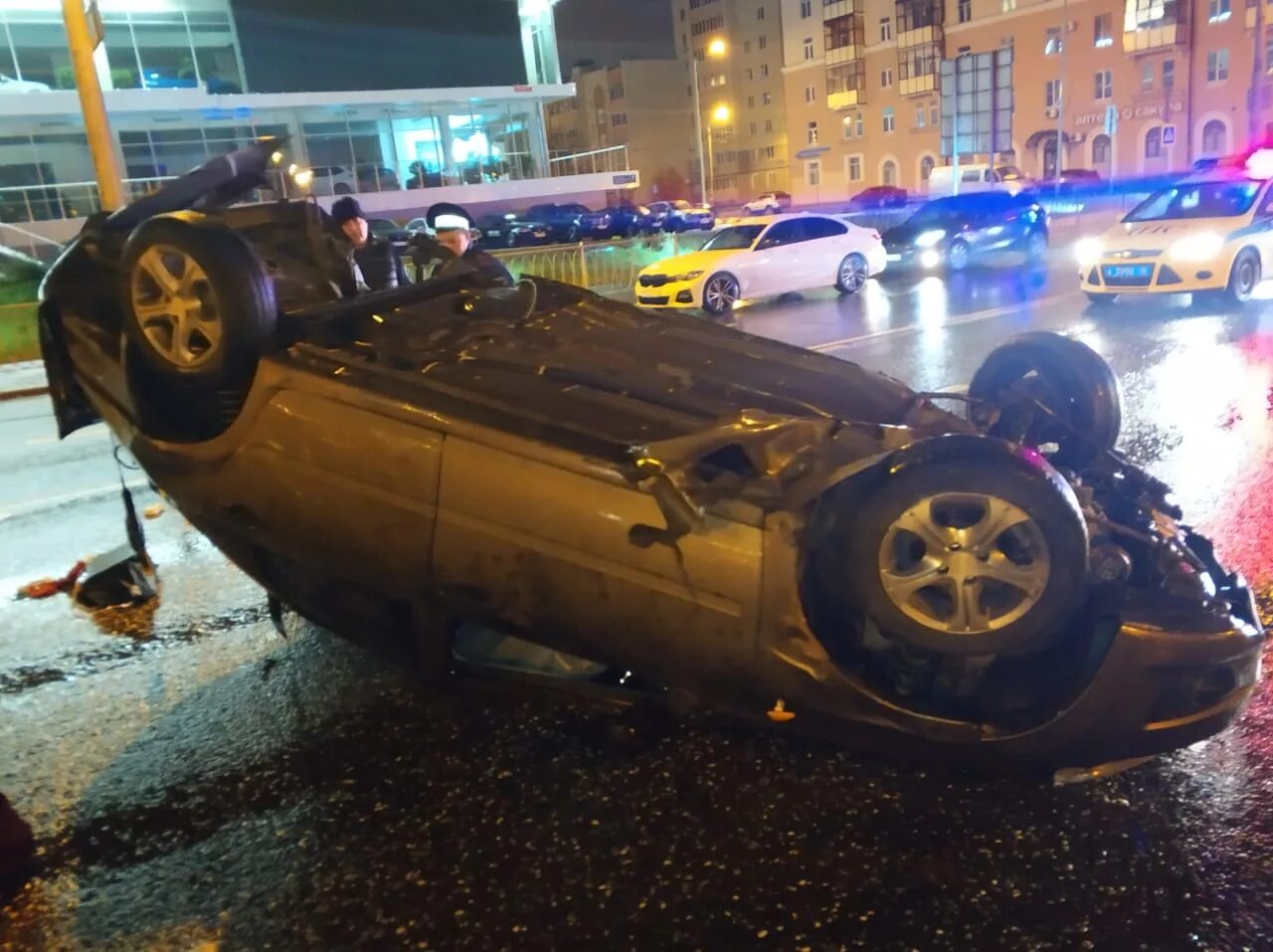 Сегодняшняя авария в Казани.