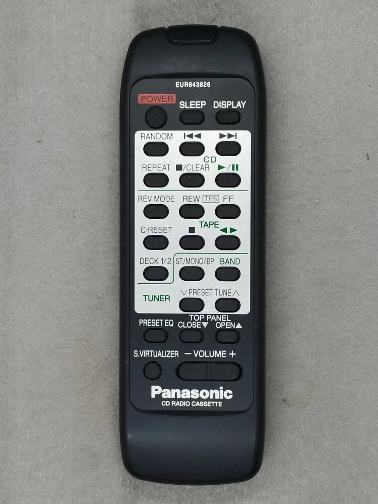 Пульт panasonic rx