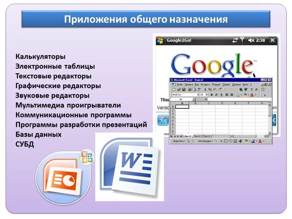 Приложения общего назначения. Приложения общего назначения это в информатике. Программы обеспечения компьютера. Приложения общего назначения картинки.
