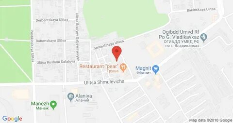 Адреса ресторанов карте