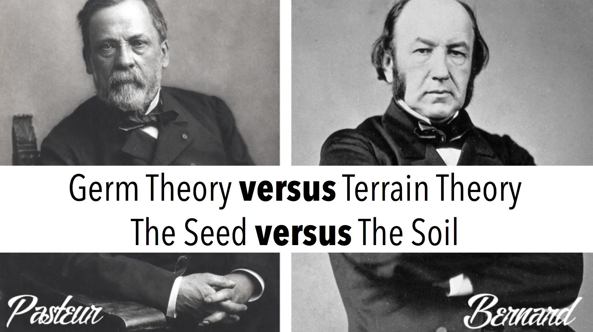 Germ theory. Terrain theory.