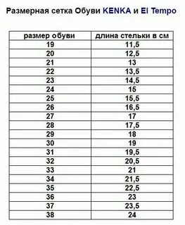 Длина стельки 36 размера женской обуви