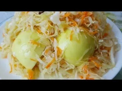 Квашеная капуста с яблоками рецепт