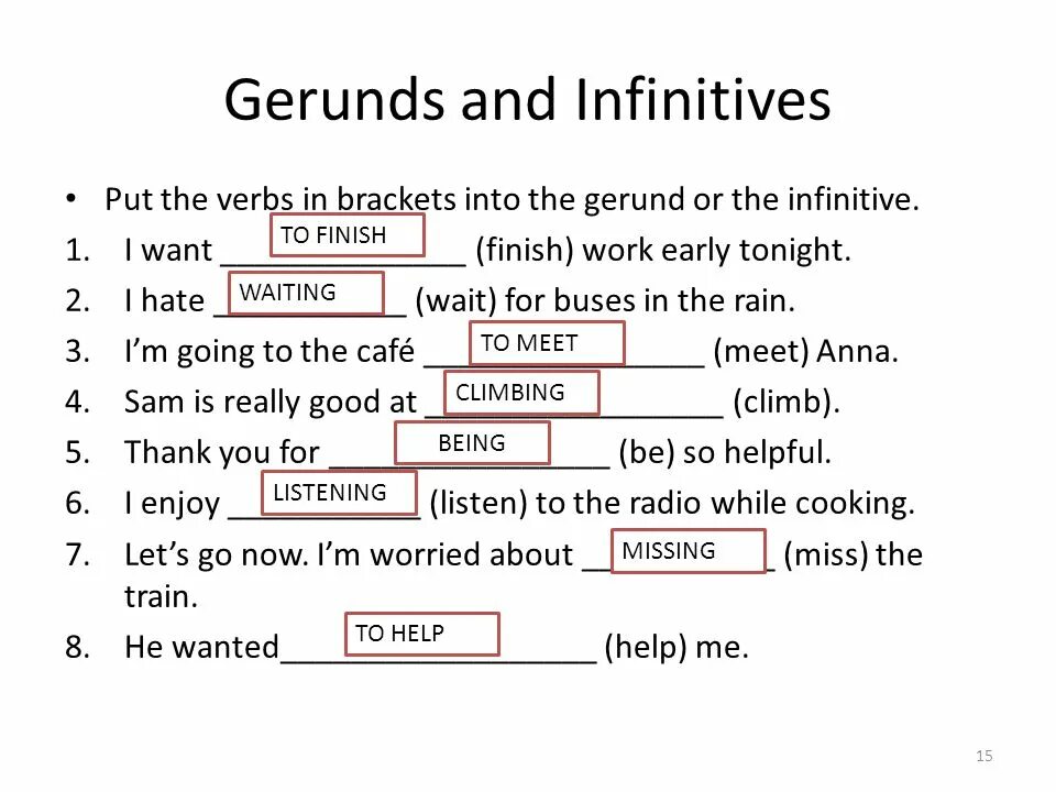 Verb infinitive exercises. Gerund and Infinitive. Infinitive и Gerund в английском языке. Герундий упражнения. Герундий в английском упражнения.