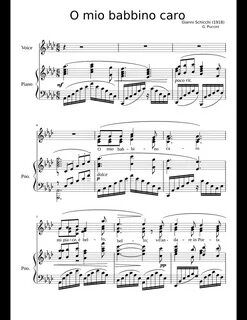 O mio babbino caro текст