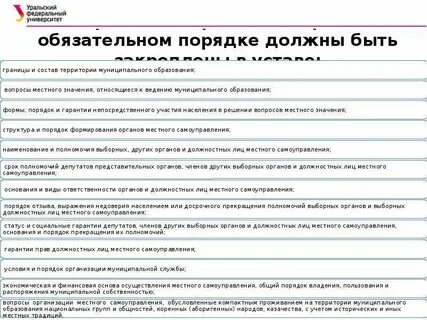 Тест основы местного самоуправления