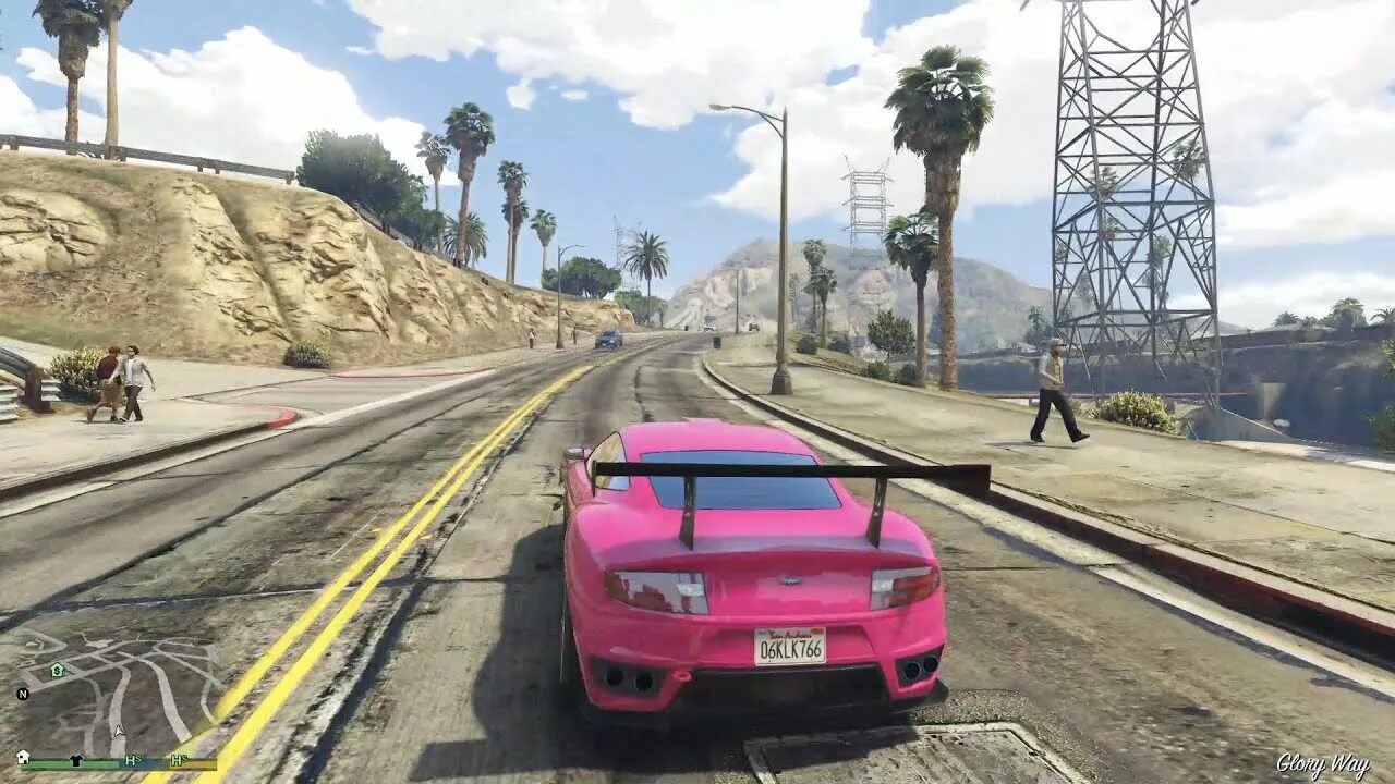 Grand Theft Auto 5 Natural Vission + ENB MOD Ultra High Graphics Nissan Gtr Cine