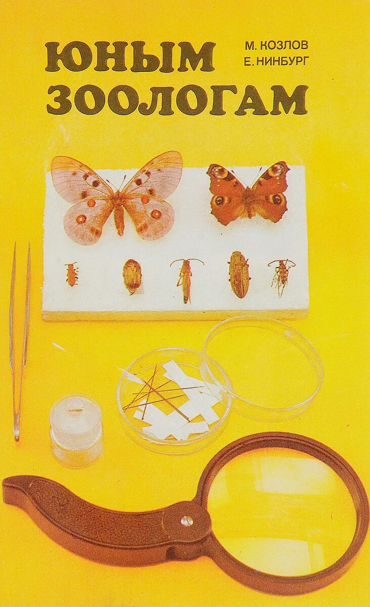 книги по собиранию насекомых.