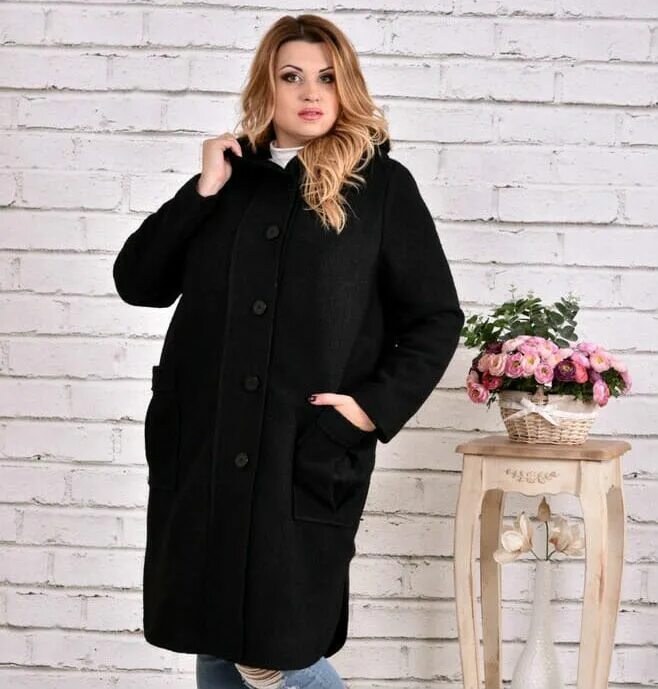 Чёрное пальто женское больших размеров. Черное пальто женское большой размер. Драповые пальто больших размеров женские. Пальто черное женское Садовод.