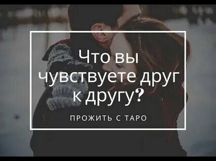 Мы чувствуем друг друга