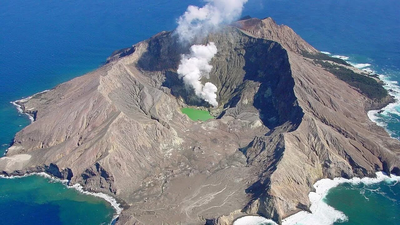 Вулкан Уайт-Айленд. Вулканический остров Уайт-Айленд. Остров Уайт новая Зеландия. Уайт Айленд новая Зеландия.