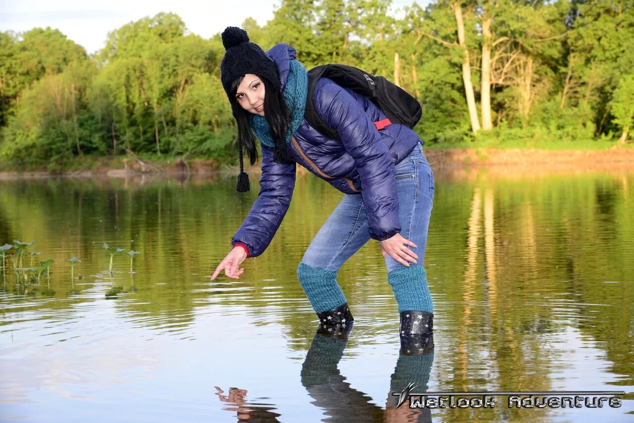 Wetlook в зимней одежде. Ветлук Винтер. Wetlook в зимней одежде в речке. Зимний ветлук в речке