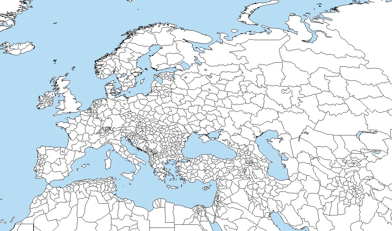 Maps for mapping. Europe Map for Mapping. Карта Европы с регионами. Карта Европы для ВПИ. Провинции Европы.
