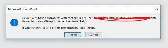 Не открывается презентация powerpoint pptx. Ошибка powerpoint. Приложение повер поинт обнаружило проблему с содержимым. Powerpoint картинка ошибка. Powerpoint картинка ошибка.