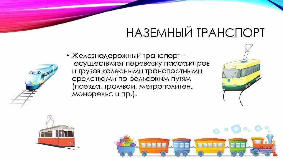Трамвай троллейбус автобус поезд