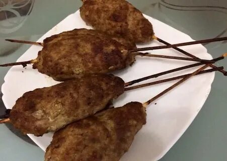 Котлеты на палочке с сыром