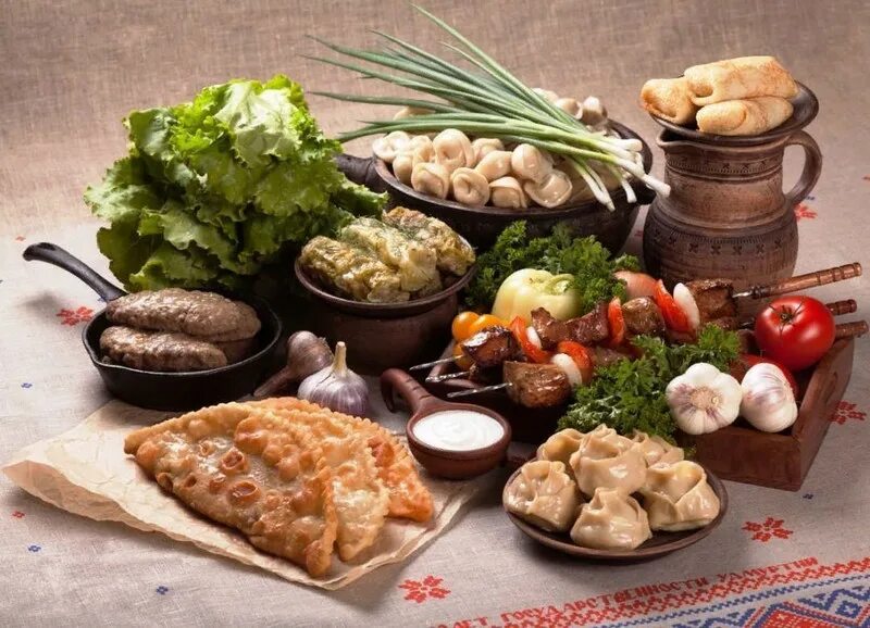 Домашний ед. Вкусный стол. Красивые аппетитные блюда. Обед в кафе. Домашний ед.