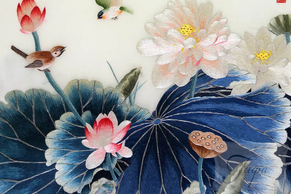 Китайская гладь вышивка. Китайская вышивка гладью. Китайская вышивка шелком гладью. Китайская вышивка юэ. Японская вышивка гладью.
