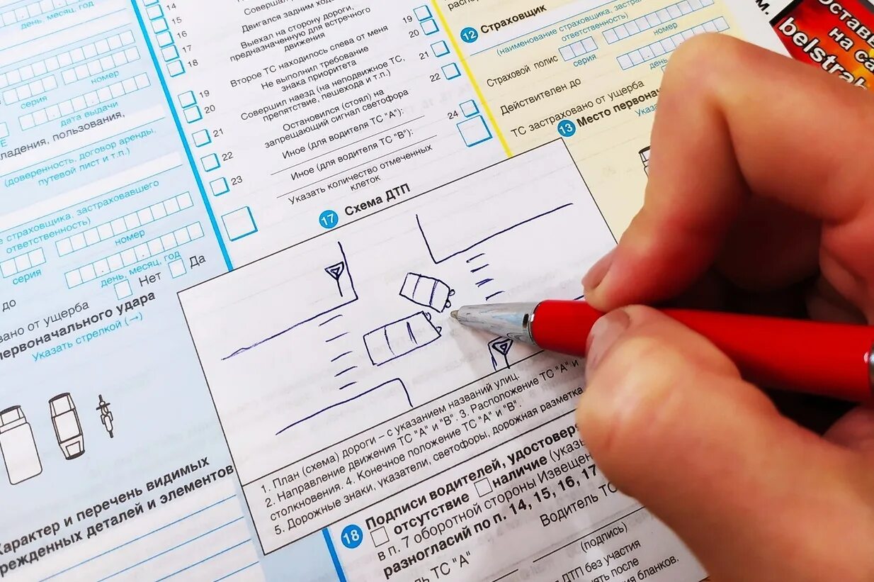 Как оформить европротокол. Как оформить европротокол