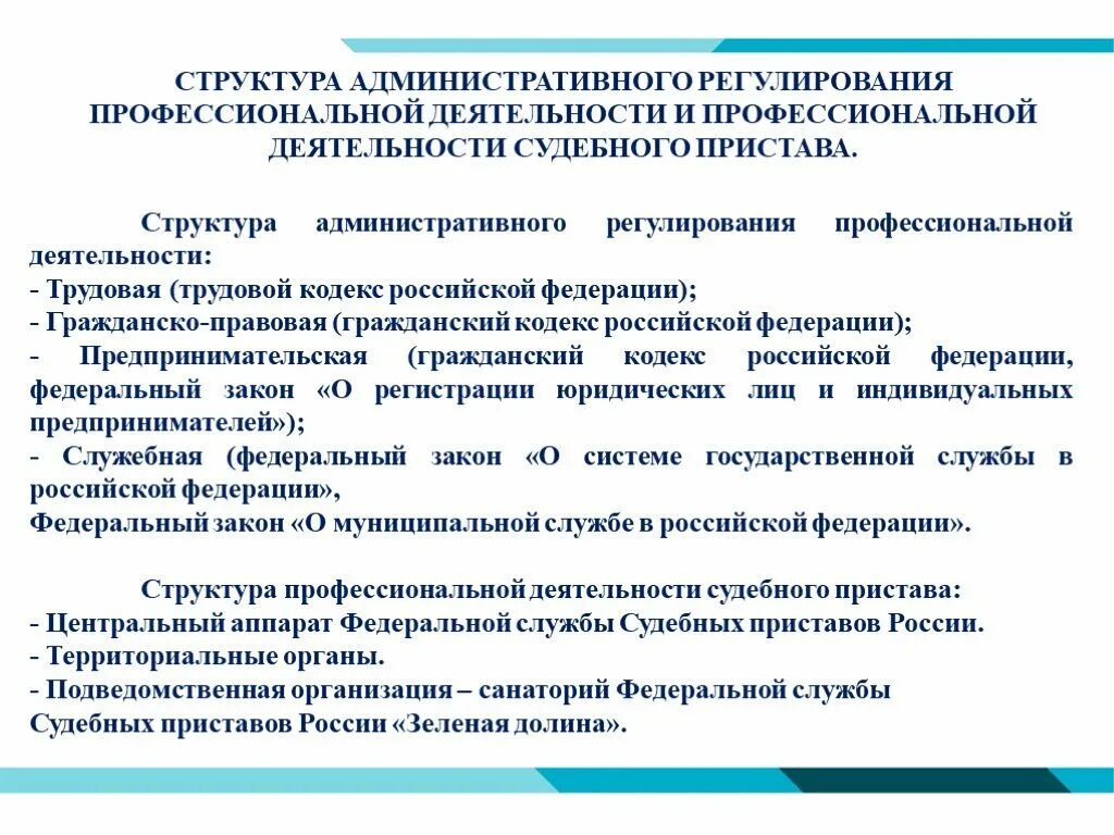 Подведомственных организаций а также. Правовое регулирование деятельности судебных приставов. Организация деятельности службы судебных приставов. Организация деятельности ФССП России. Требования к должности судебного пристава исполнителя.