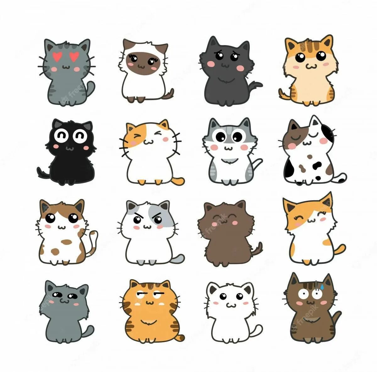 Наклейка котёнок. Наклейка - кошки. Стикер "котик". Наклейки с котами. Маленькие картинки для наклеек.