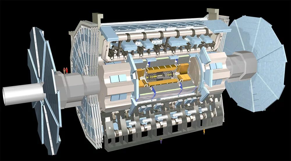 Детектор физик. Atlas (a toroidal LHC apparatus). 3д модель адронного коллайдера. Детектор Atlas большого адронного коллайдера. Детектор атлас бак.