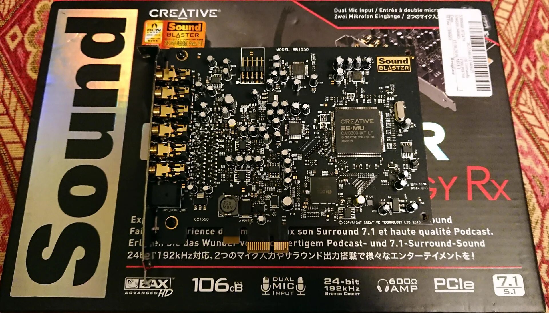 Creative blaster rx. Creative Sound Blaster Audigy 5/RX sb1550. Creative Audigy 5rx. Creative Sound Blaster Audigy RX 2021. Creative Sound Blaster Audigy RX.