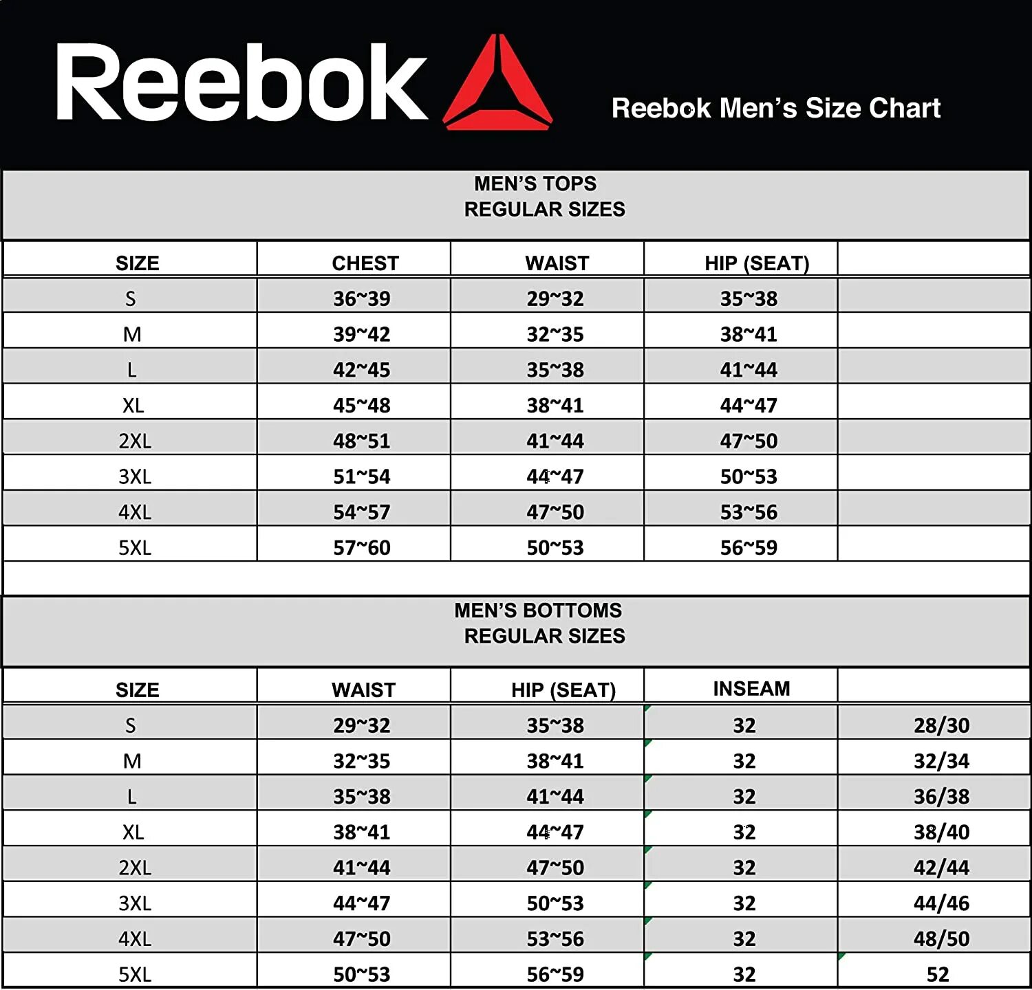 Рибок размеры мужские. Размерная сетка рибок шорты. Reebok Size Chart men. Размерная сетка хоккейные шорты Reebok. Размеры шорт Reebok.