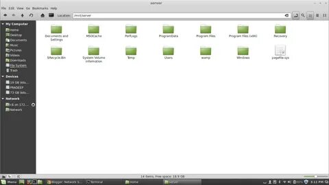 Mounted filesystem