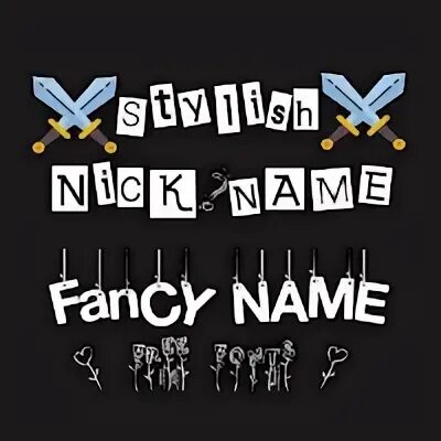 Fancy names. Fancy names