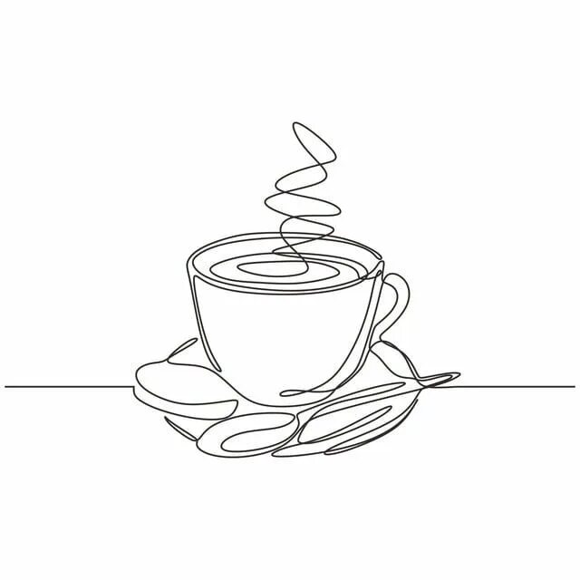 Чашка на столе рисунок. Чашка кофе рисунок. чай одной линией. чашка кофе рисунок одной линией. кружка чая одной линией.